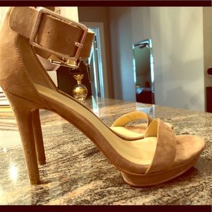 Calvin Klein ankle strap heels